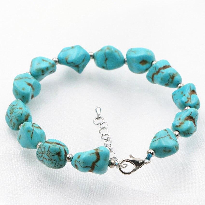 Set Colliers & Bracelets En Turquoise D'Afrique - Pierres Naturelles - Lithothérapie - Neuf Avec Étiquettes