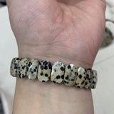 Bracelet Jaspe Dalmatien Femme