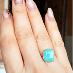 Bague Amazonite Argent