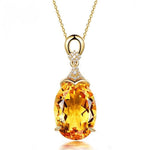 Collier Citrine