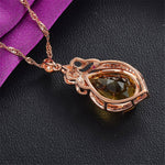 Pendentif Citrine Femme